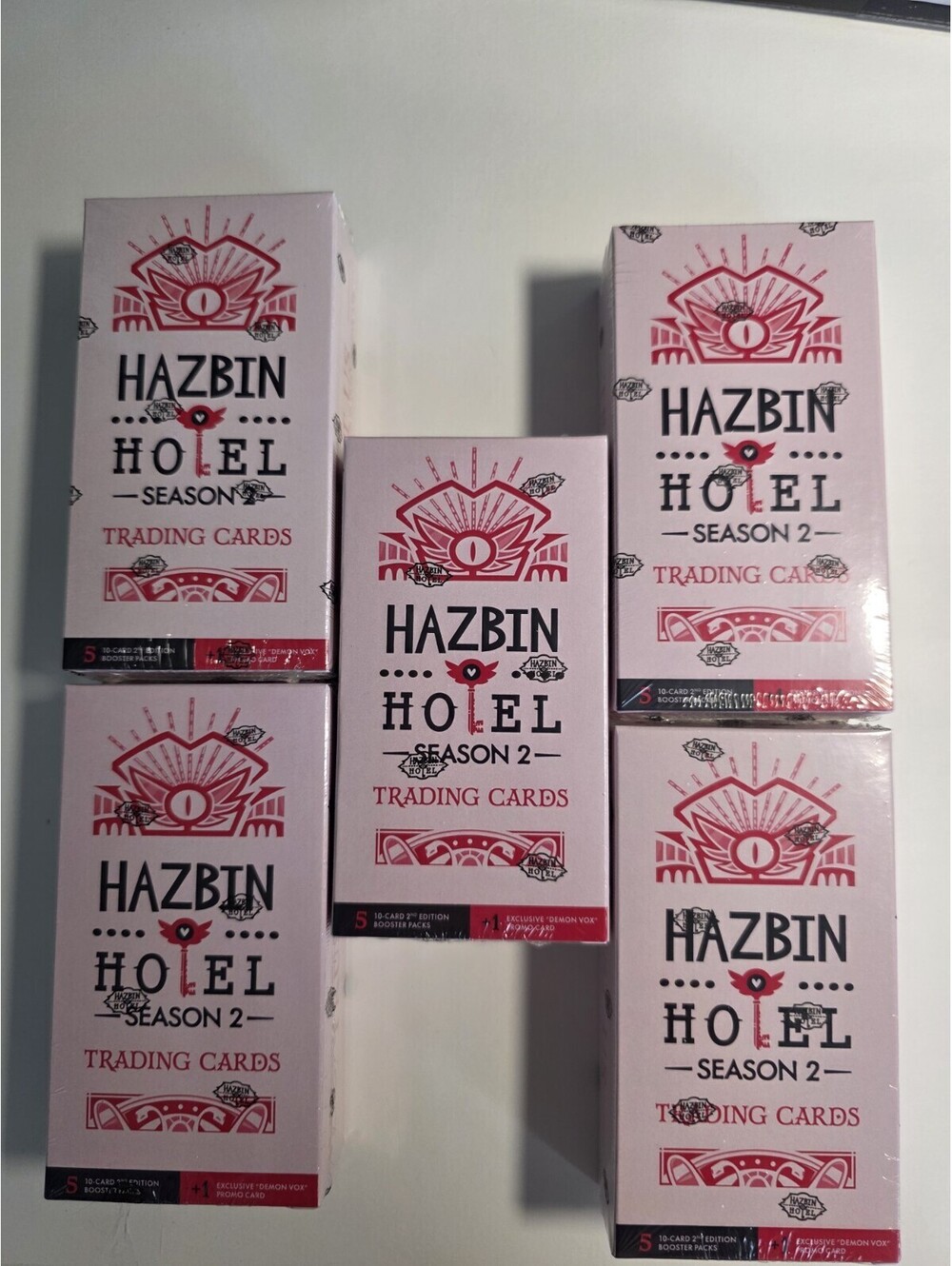 Hazbin Hotel Season Two Trading Cards 2nd Edition Blaster Box New Sealed - 5 Pk